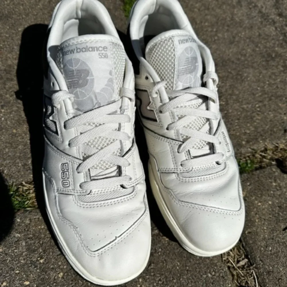 New Balance 550 'Sea Salt Black' - Barely Worn - Size 10.5 - Picture 6 of 8